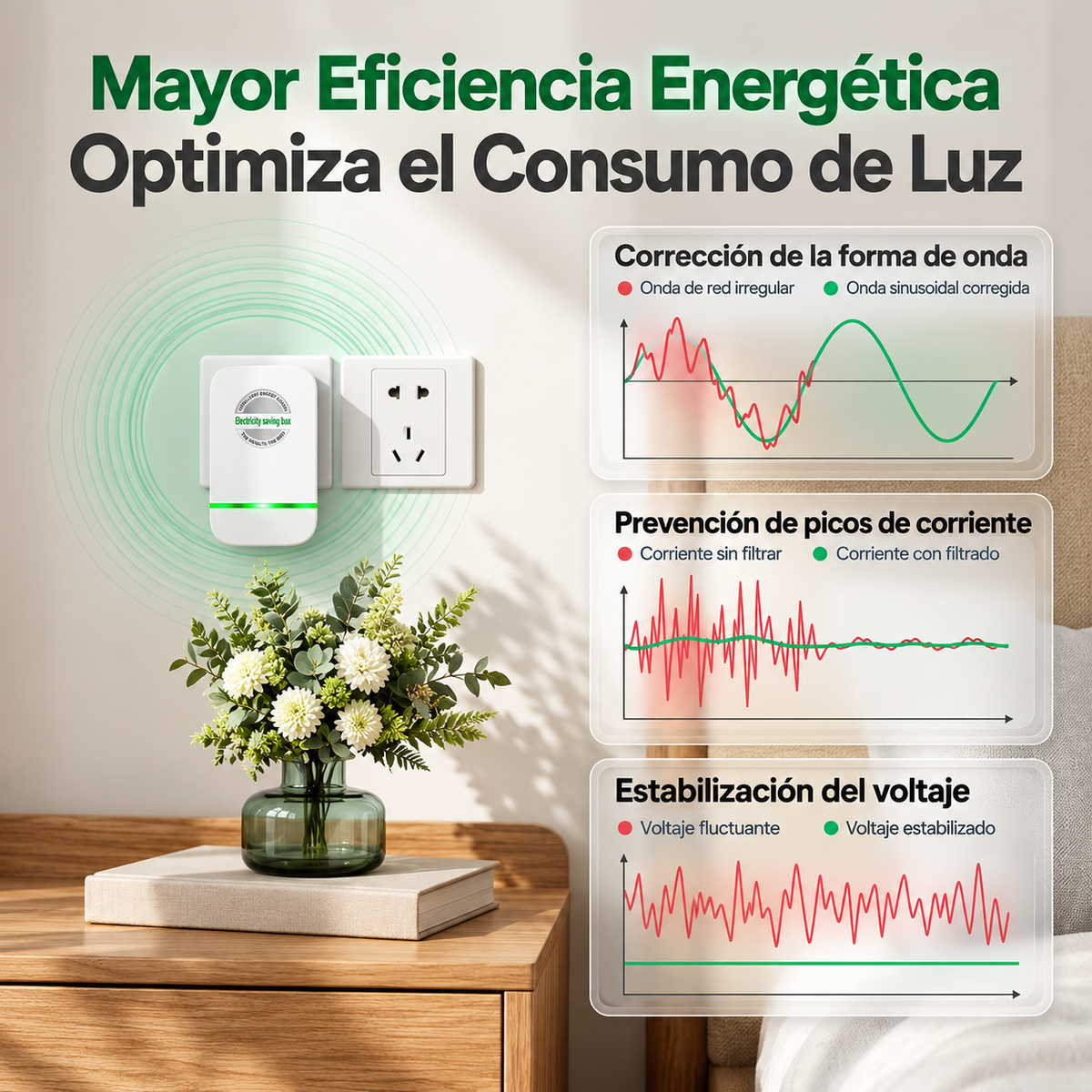 Enerluxe™ | Dispositivo de Eficiencia Energética