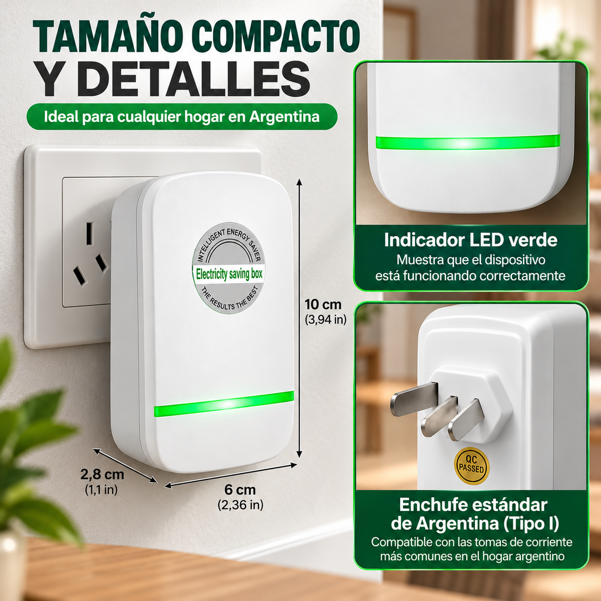 Enerluxe™ | Dispositivo de Eficiencia Energética
