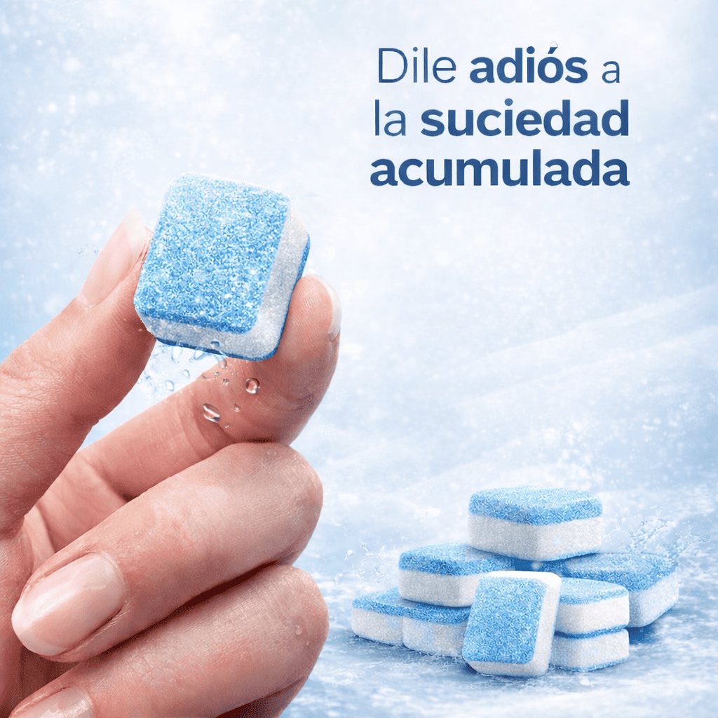Pack 12 pastillas limpia lavadora - Deja Tu Lavadora como Nueva