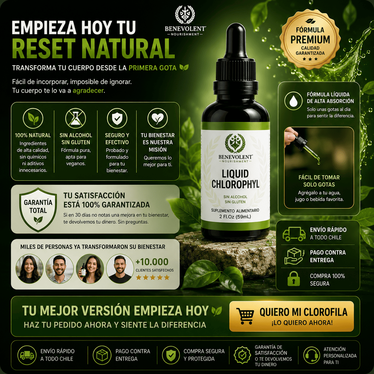 CLOROFILA BENEVOLENT X 60 ML