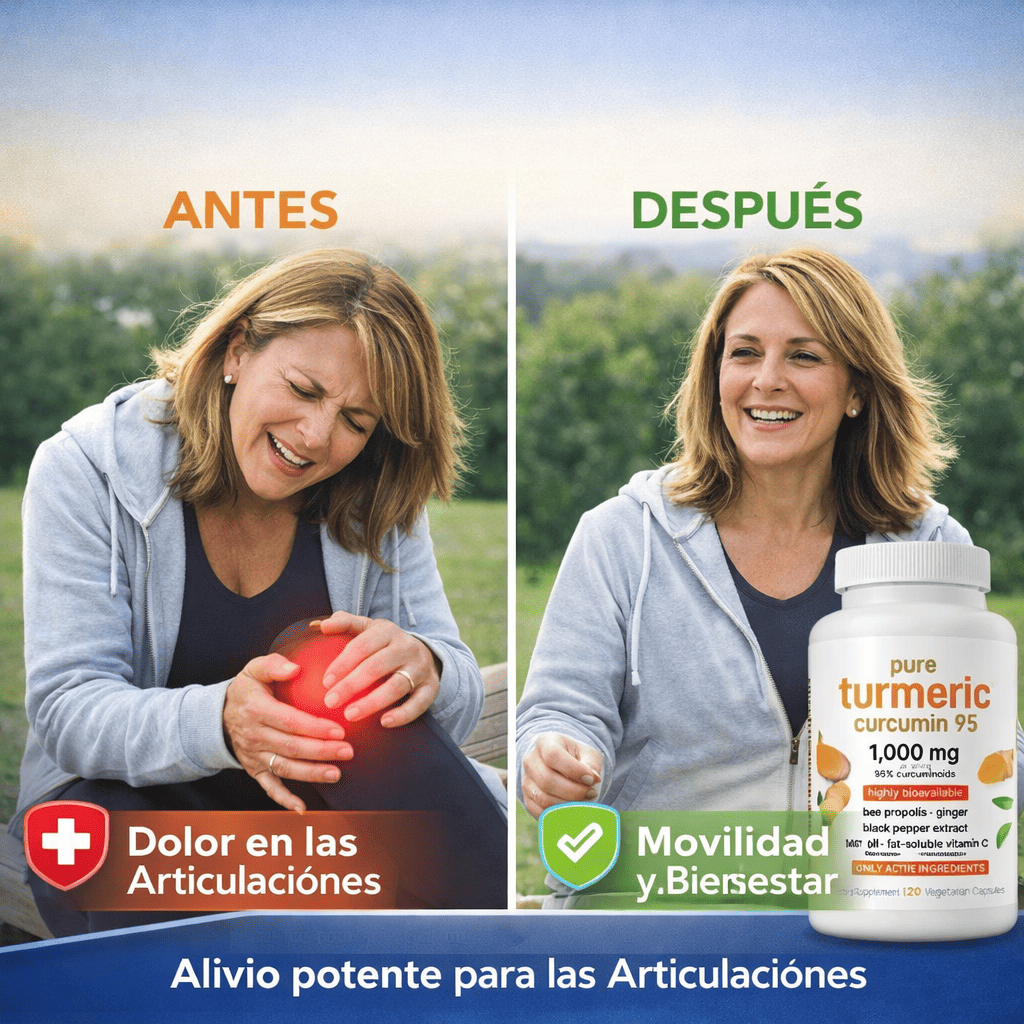 Turmeric® 4 en 1 – Alivio natural para la inflamación y el dolor